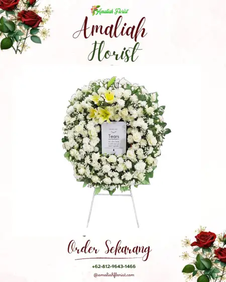 Krans Bunga Duka Tlogoagung